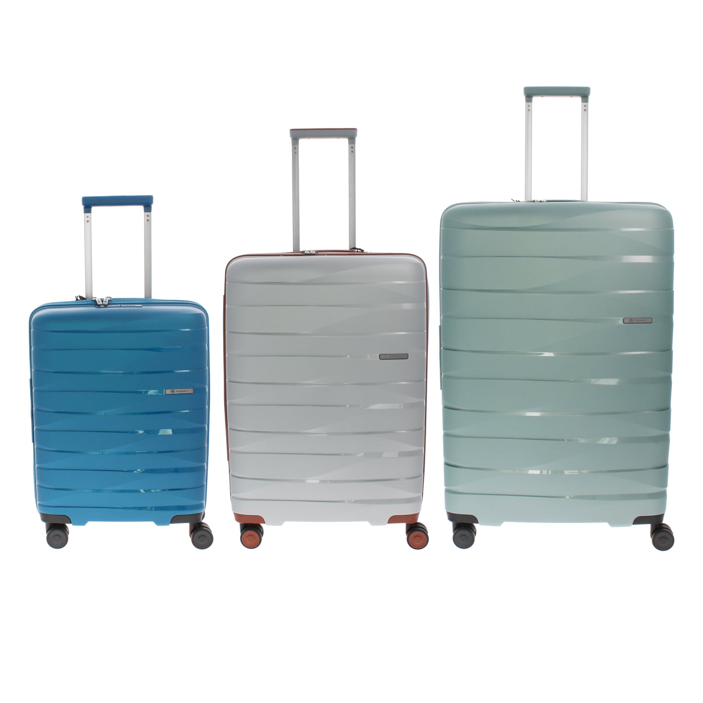 FRANKY Reisekoffer Trolley | 4x 360° Rollen | Polypropylen-Material | TSA-Schloss | Größen: S / M / L | klassisch -PP21