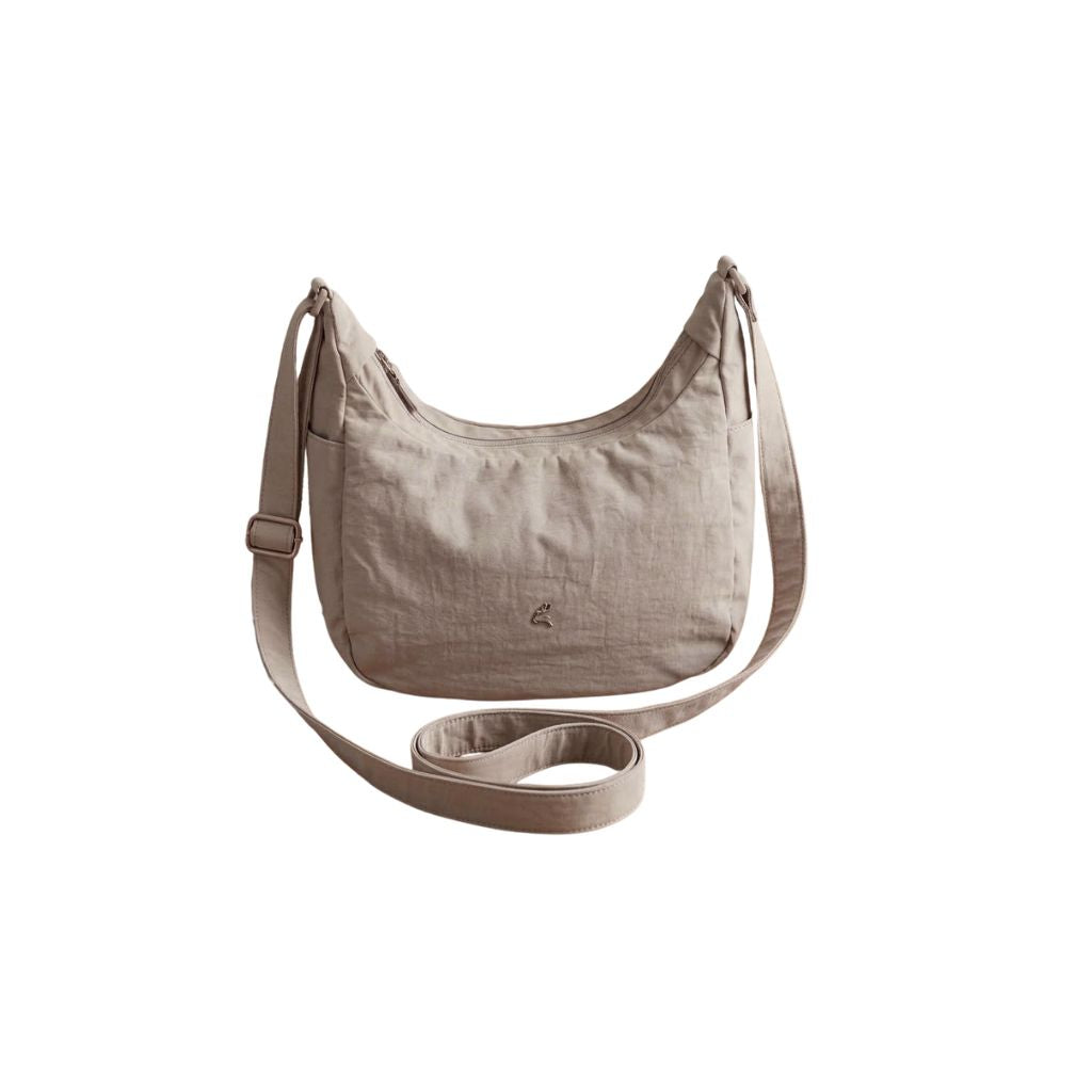 PRATO Umhängetasche Crossbody Damen Mittelgroß mit 3 Fächern mit vertellbar Gurt