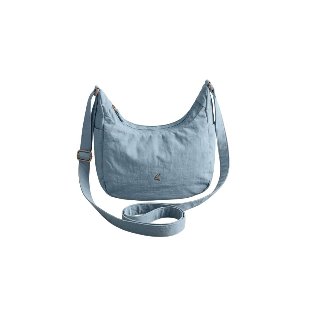 PRATO Umhängetasche Crossbody Damen Mittelgroß mit 3 Fächern mit vertellbar Gurt