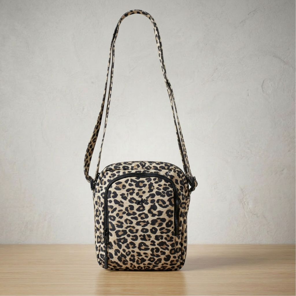 PRATO Unisex Umhängetasche/Crossbody mit 3 Fächern mit verstellbar Gurt