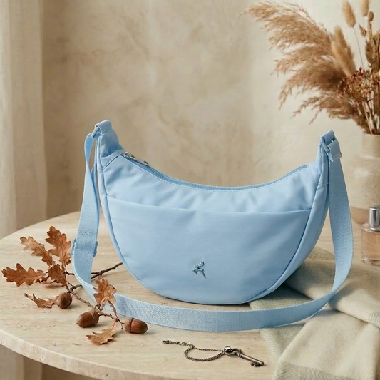 PRATO Umhängetasche Crossbody Damen Mittelgroß mit 3 Fächern mit verstellbar Gurt