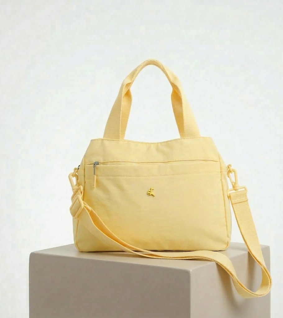 PRATO Umhängetasche Damen Mittelgroß mit 5 Fächern, mit Verstellbar Abnehmbar Breiter Gurt