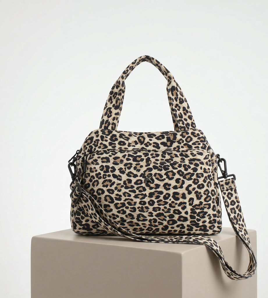 PRATO Umhängetasche Damen Mittelgroß mit 5 Fächern, mit Verstellbar Abnehmbar Breiter Gurt