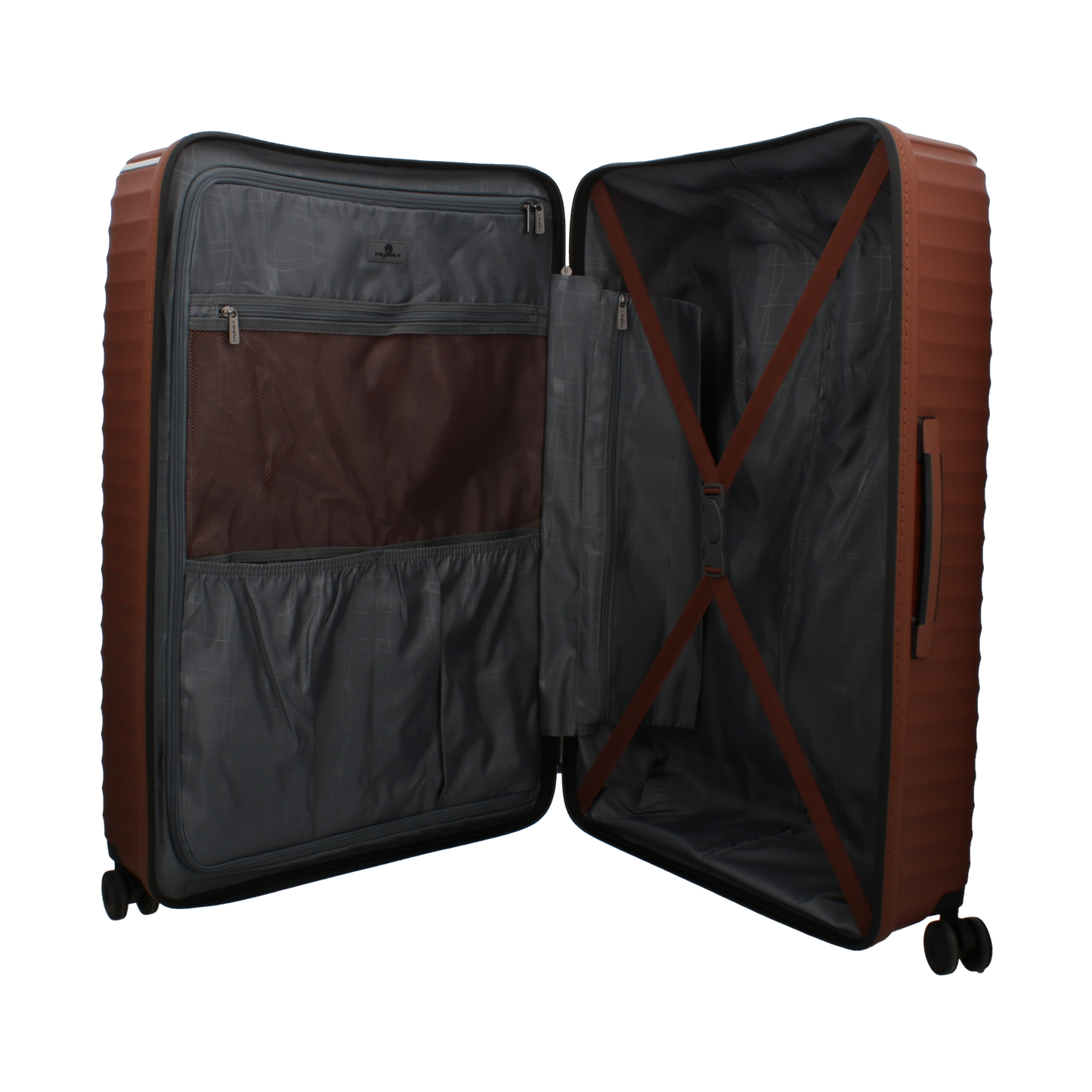 FRANKY Koffer Trolley | 360° Rollen  | Hohe Stabilität | TSA-Schloss | Größen: S / M / L | in vielen Farben -PP13