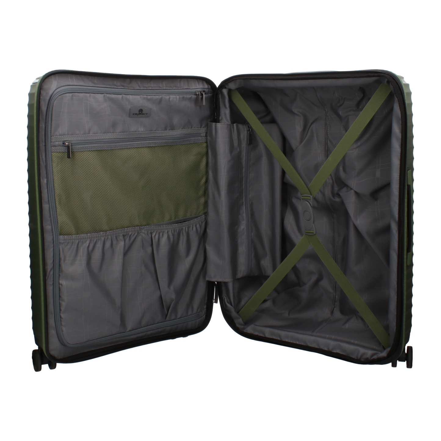FRANKY Koffer Trolley | 360° Rollen  | Hohe Stabilität | TSA-Schloss | Größen: S / M / L | in vielen Farben -PP13