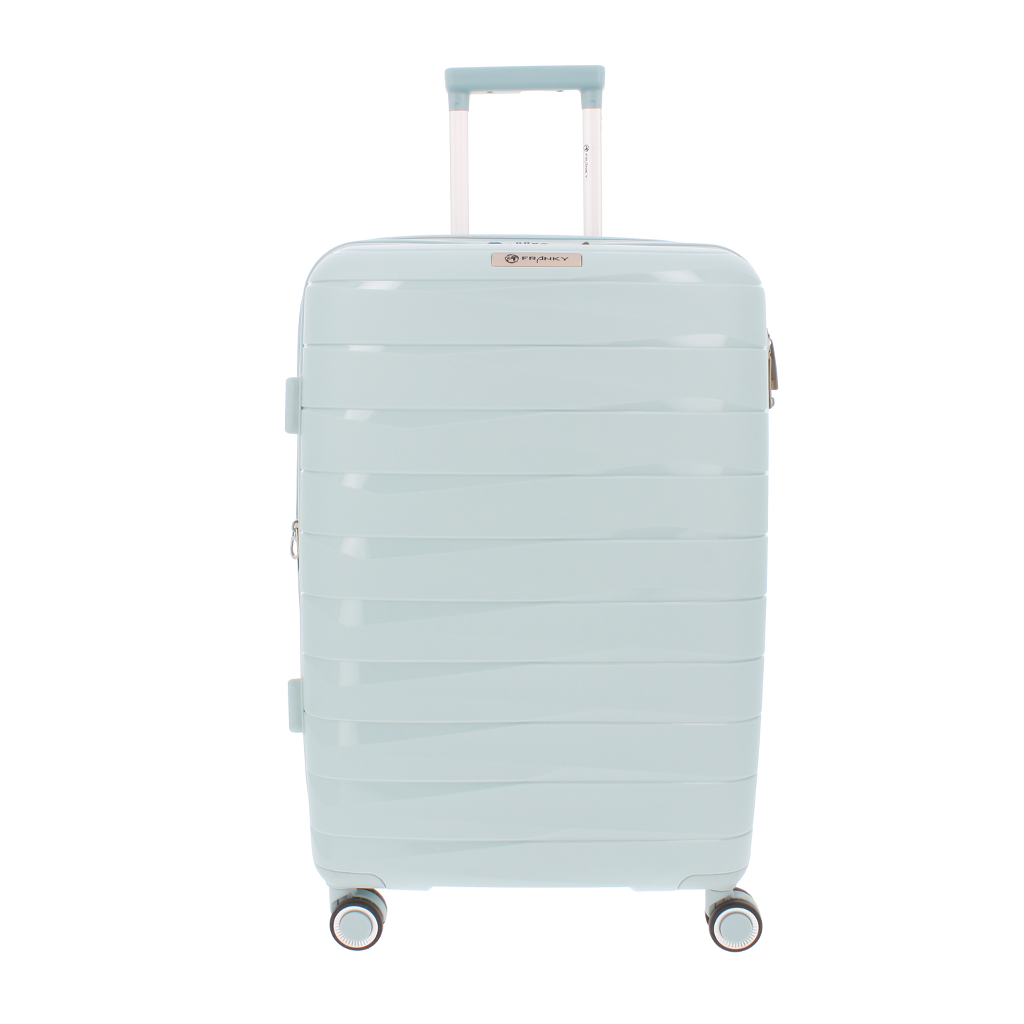 FRANKY Koffer Trolley | 4x 360° Rollen | Leicht | TSA-Schloss | Größen: S / M / L | modern -PP16