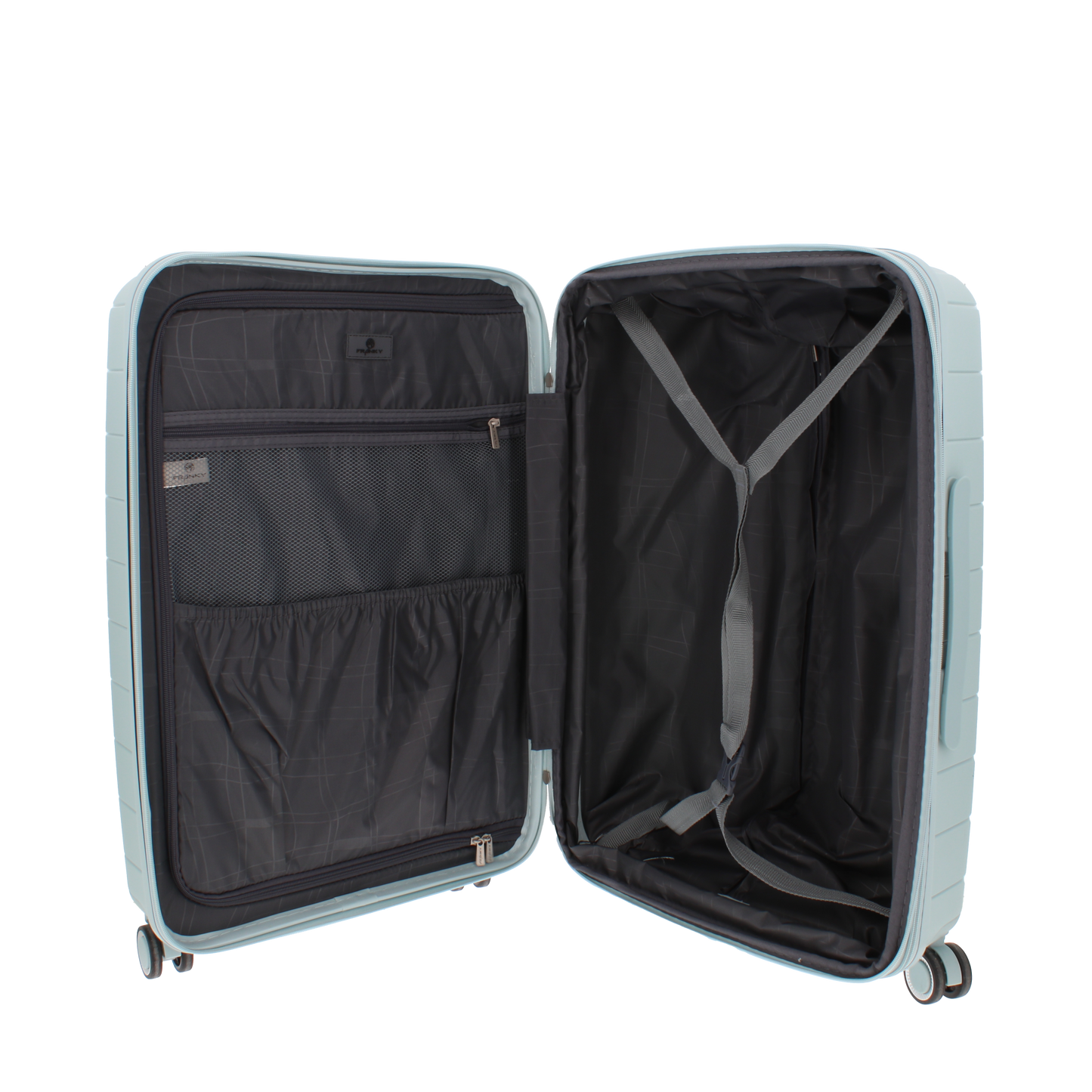FRANKY Koffer Trolley | 4x 360° Rollen | Leicht | TSA-Schloss | Größen: S / M / L | modern -PP16