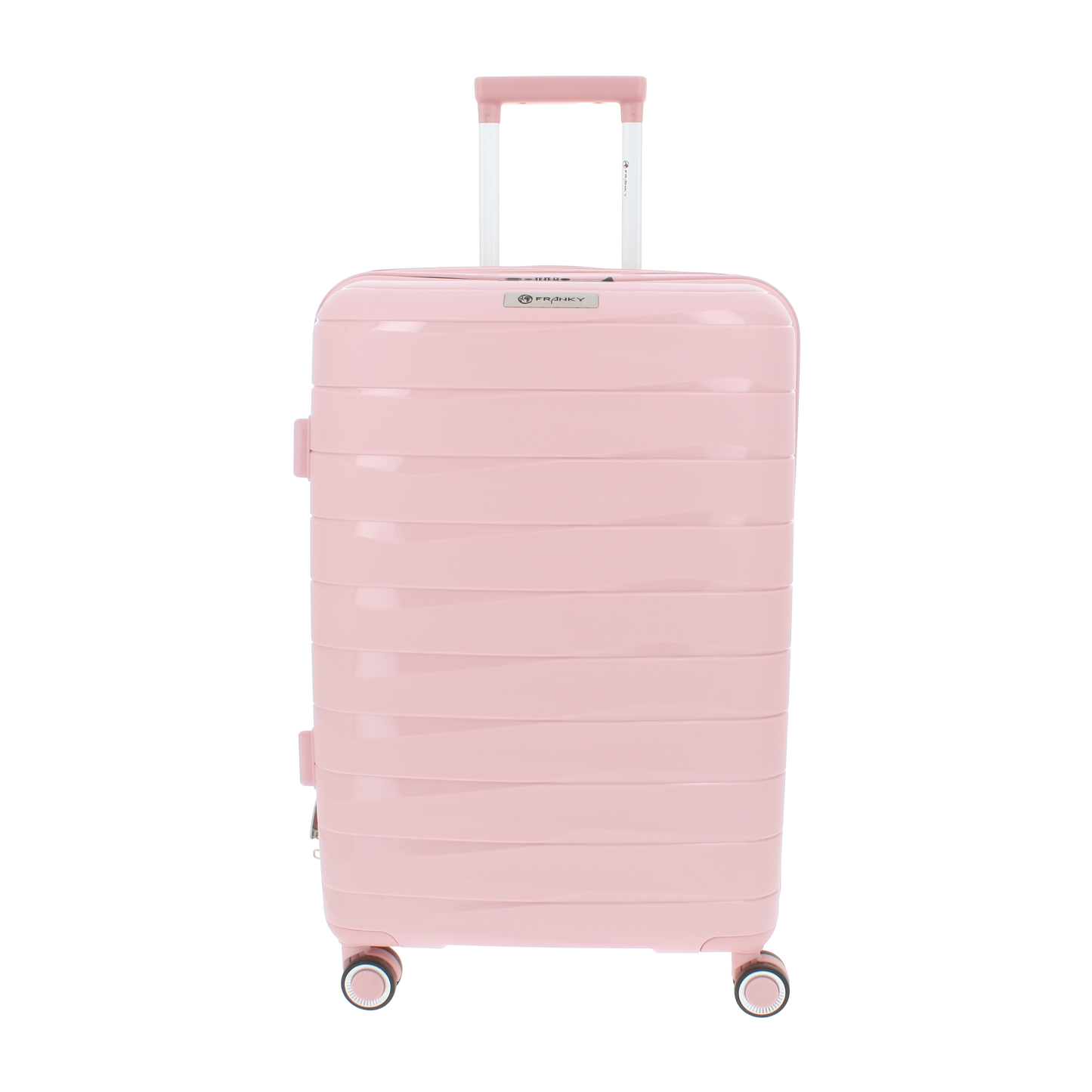 FRANKY Koffer Trolley | 4x 360° Rollen | Leicht | TSA-Schloss | Größen: S / M / L | modern -PP16