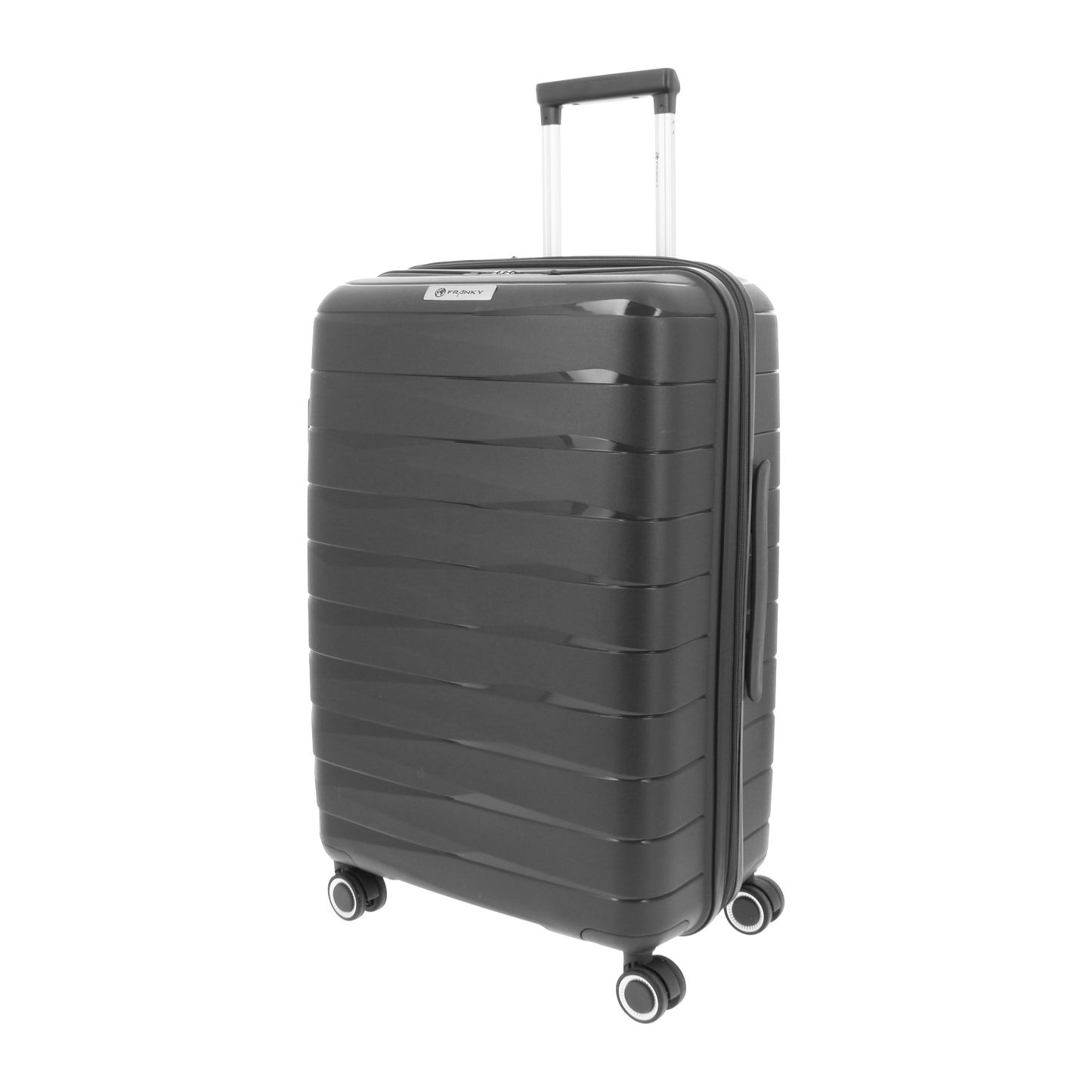 FRANKY Koffer Trolley | 4x 360° Rollen | Leicht | TSA-Schloss | Größen: S / M / L | modern -PP16