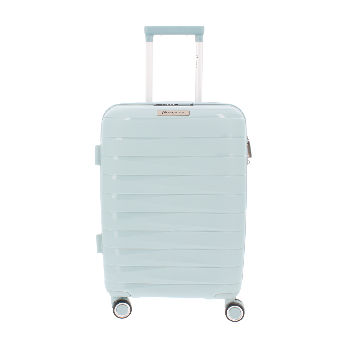 FRANKY Koffer Trolley | 4x 360° Rollen | Leicht | TSA-Schloss | Größen: S / M / L | modern -PP16