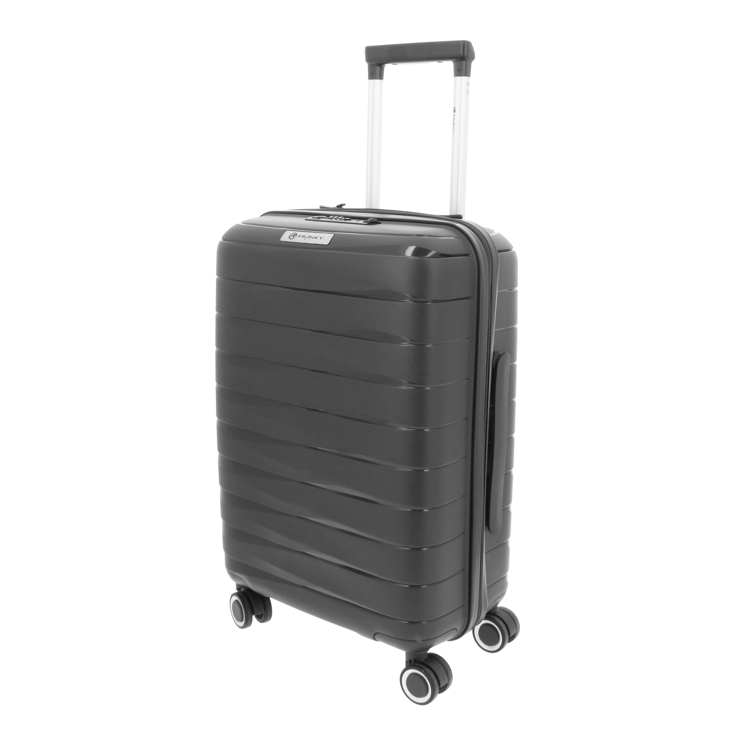 FRANKY Koffer Trolley | 4x 360° Rollen | Leicht | TSA-Schloss | Größen: S / M / L | modern -PP16