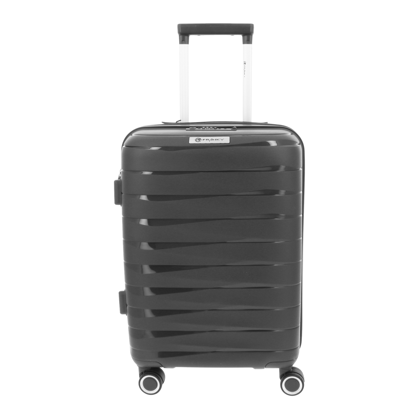 FRANKY Koffer Trolley | 4x 360° Rollen | Leicht | TSA-Schloss | Größen: S / M / L | modern -PP16