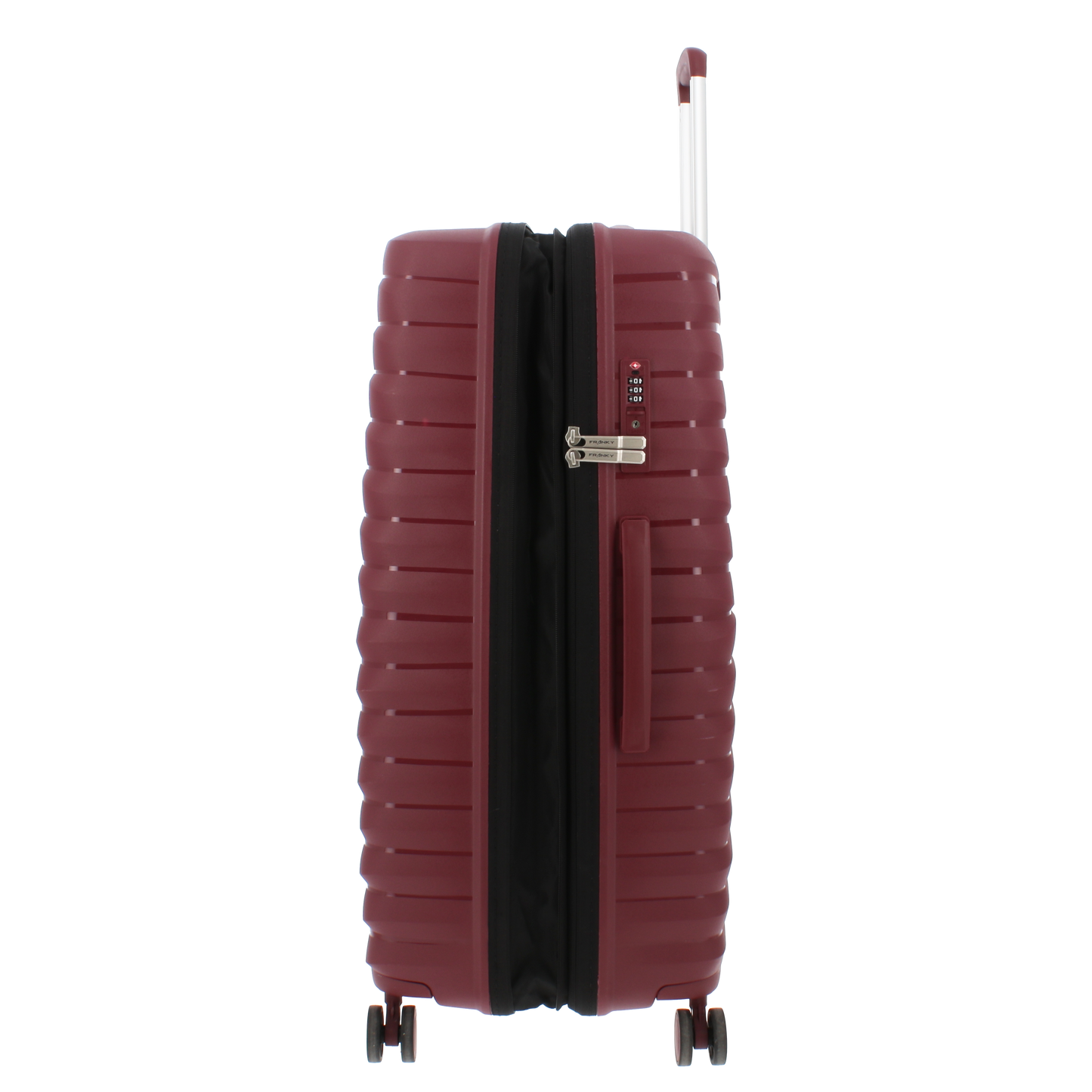 FRANKY Hartschalenkoffer Trolley | 360° Rollen  | Polypropylen-Material | TSA-Schloss | Größen: S / M / L | in vielen Farben -PP18