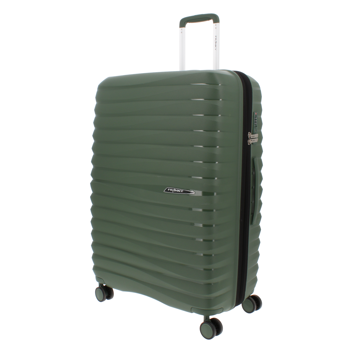 FRANKY Hartschalenkoffer Trolley | 360° Rollen  | Polypropylen-Material | TSA-Schloss | Größen: S / M / L | in vielen Farben -PP18