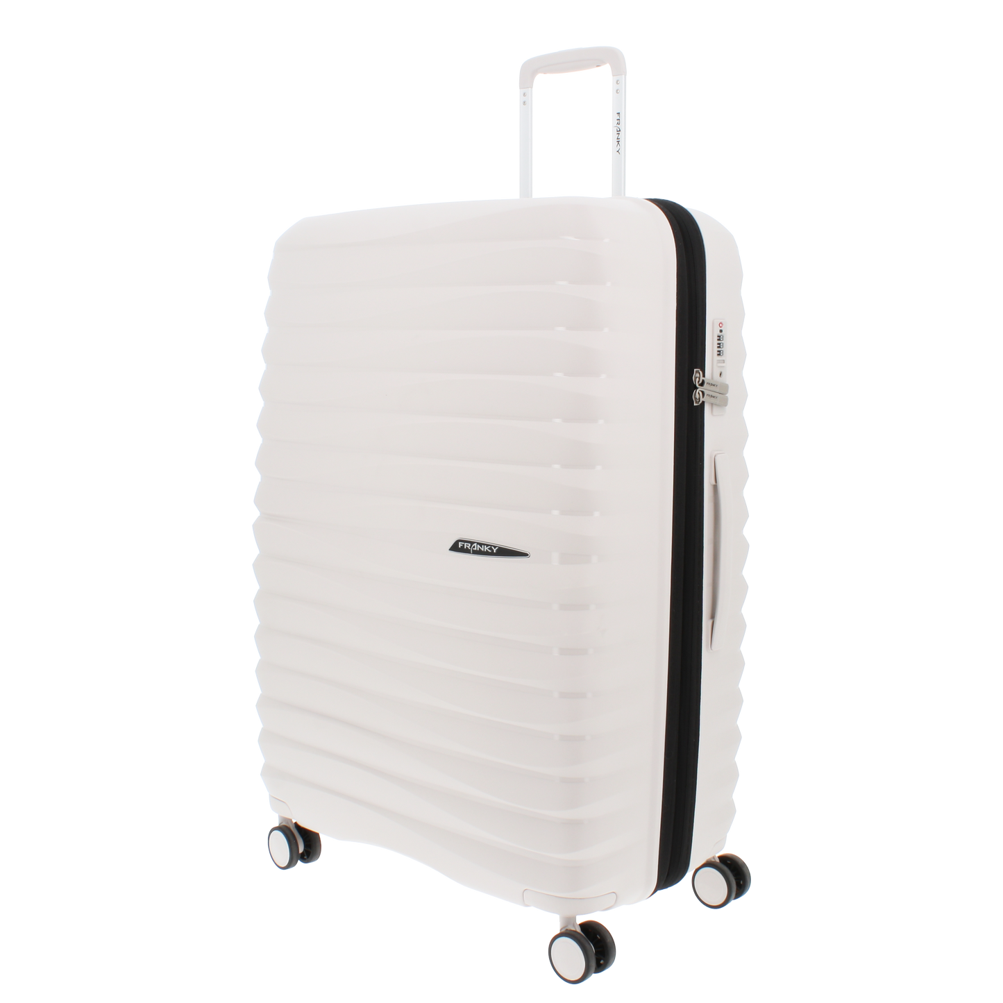 FRANKY Hartschalenkoffer Trolley | 360° Rollen  | Polypropylen-Material | TSA-Schloss | Größen: S / M / L | in vielen Farben -PP18