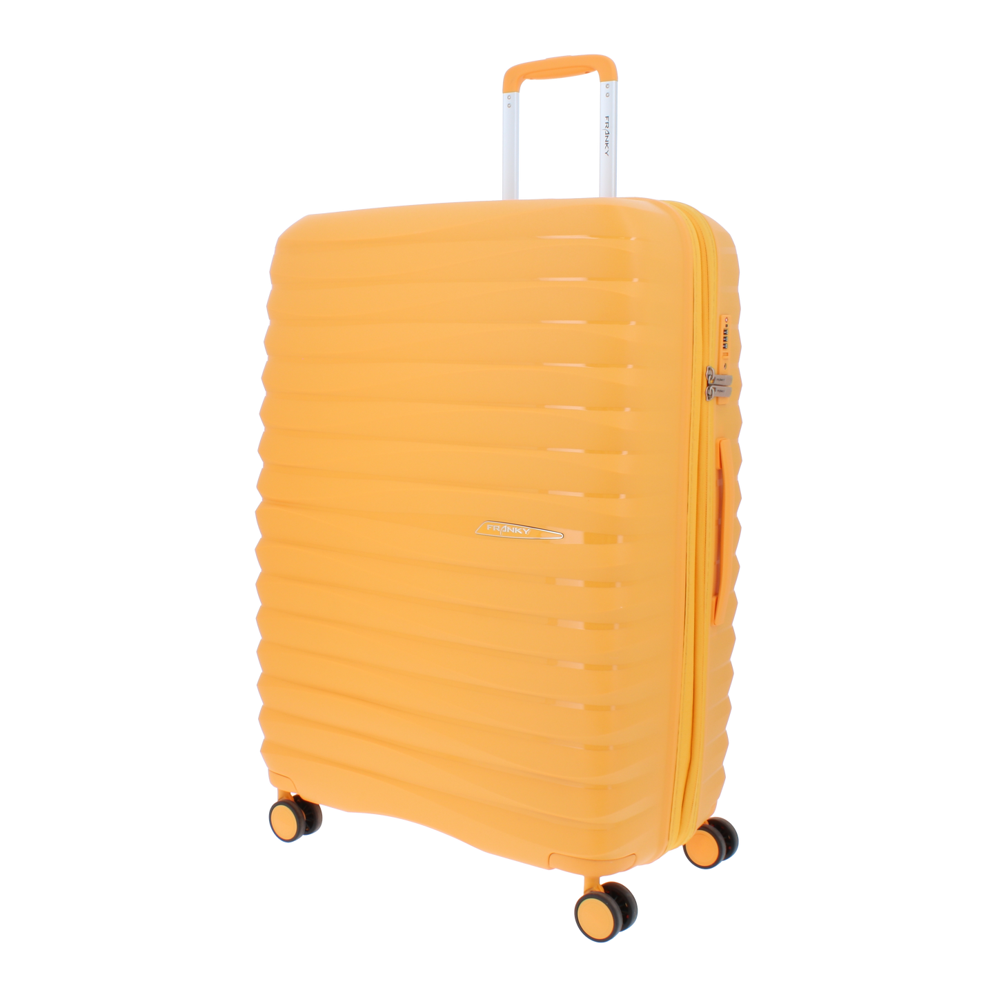 FRANKY Hartschalenkoffer Trolley | 360° Rollen  | Polypropylen-Material | TSA-Schloss | Größen: S / M / L | in vielen Farben -PP18