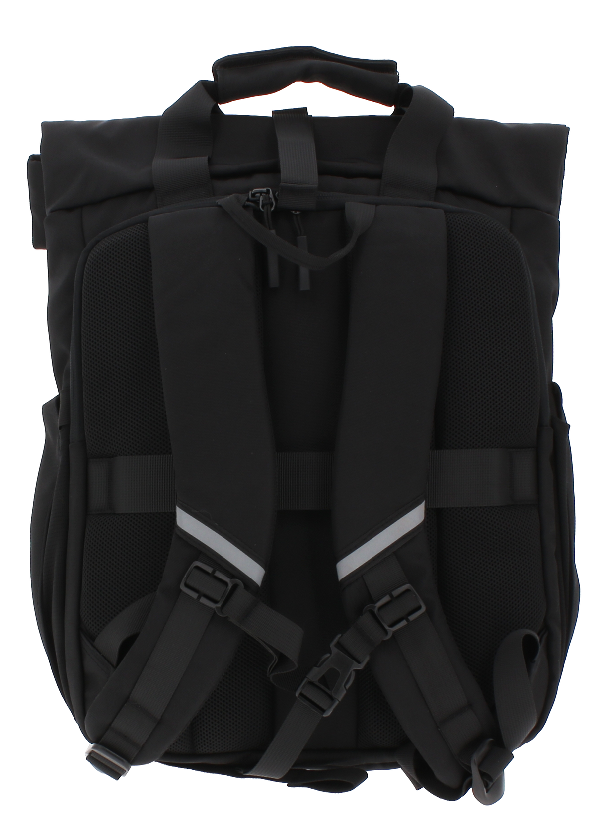 FRANKY Rolltop-Rucksack Schwarz – Funktionales Design für Alltag und Freizeit