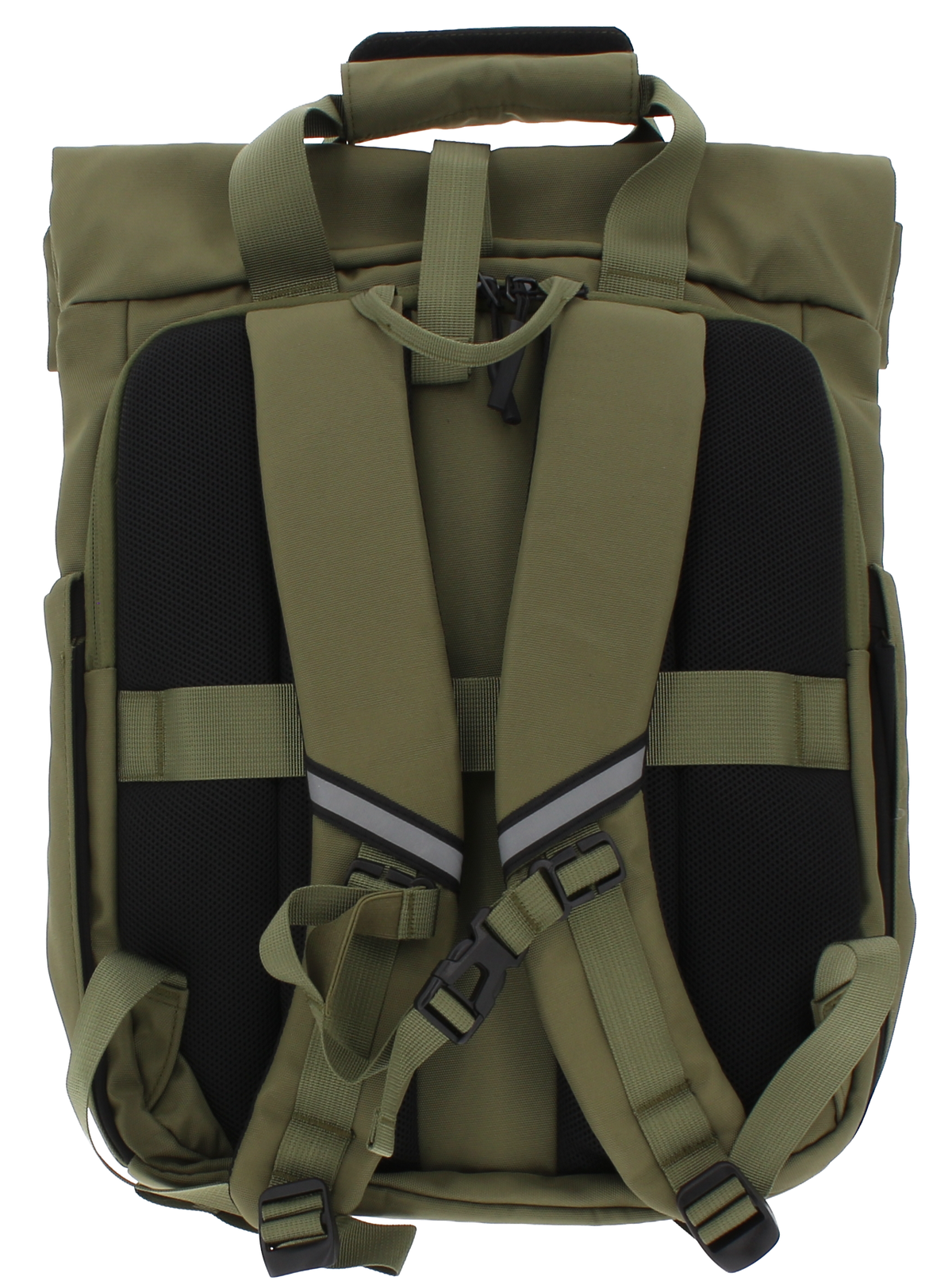 FRANKY Rolltop-Rucksack Schwarz – Funktionales Design für Alltag und Freizeit