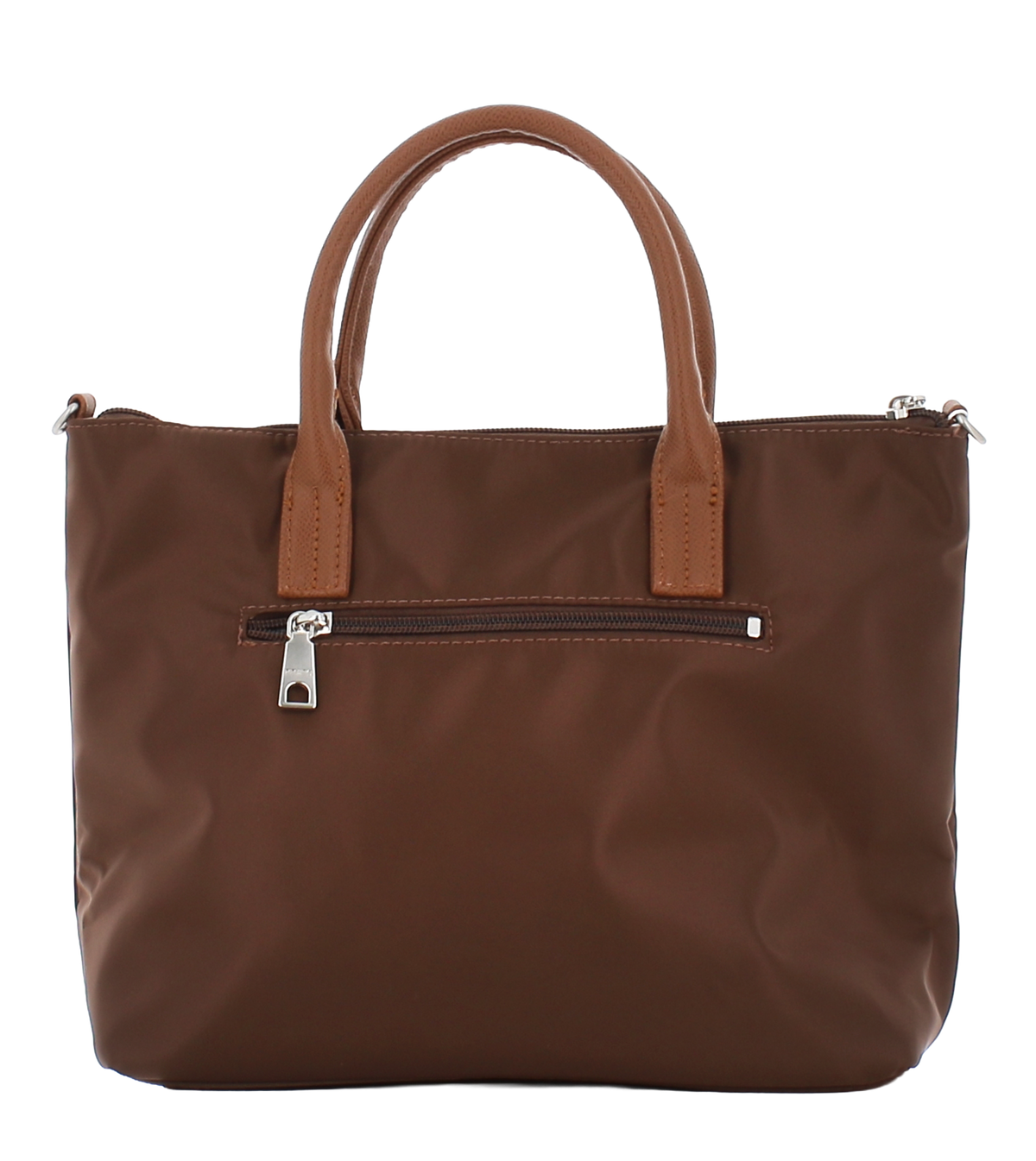 PRATO Long Keeper  Crossbody Tasche für Damen Umhängetasche Kompakte Leicht Frauen Handtasche Handy Nylon Schultertasche Mit Leder Top-Griff Abnehmbarer Gurt
