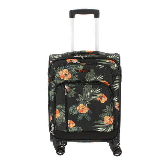 FRANKY Reisekoffer Trolley | 4 Rollen |  | TSA-Schloss | Größen: S / M / L | perfekt für Flugreisen -T1-S