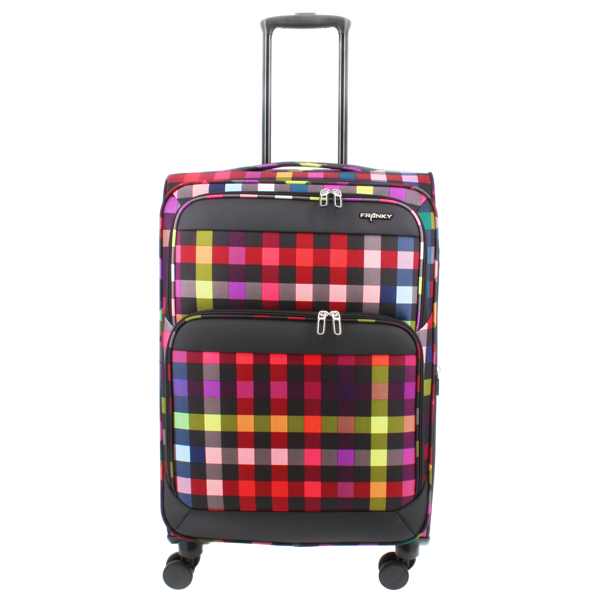 FRANKY Softcasekoffer Trolley | 360° Rollen   | TSA-Schloss | Größen: S / M / L | in vielen Farben -T27-F