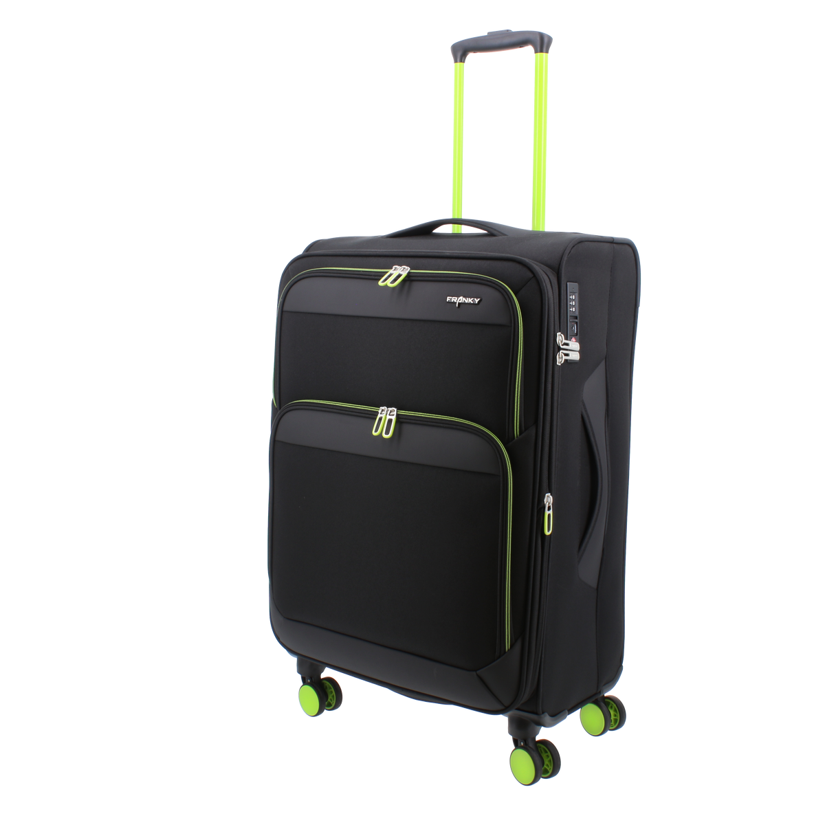 FRANKY Softcasekoffer Trolley | 360° Rollen   | TSA-Schloss | Größen: S / M / L | in vielen Farben -T27-F