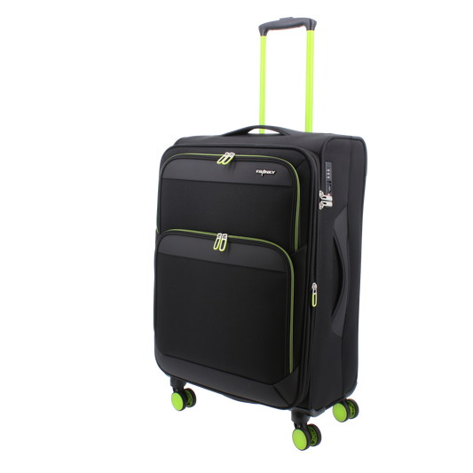 FRANKY Softcasekoffer Trolley | 360° Rollen   | TSA-Schloss | Größen: S / M / L | in vielen Farben -T27-F