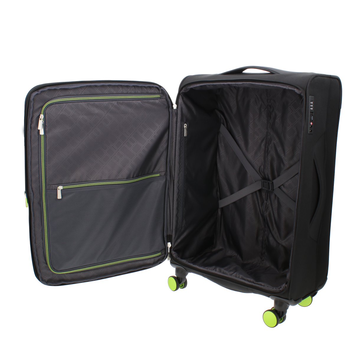 FRANKY Softcasekoffer Trolley | 360° Rollen   | TSA-Schloss | Größen: S / M / L | in vielen Farben -T27-F