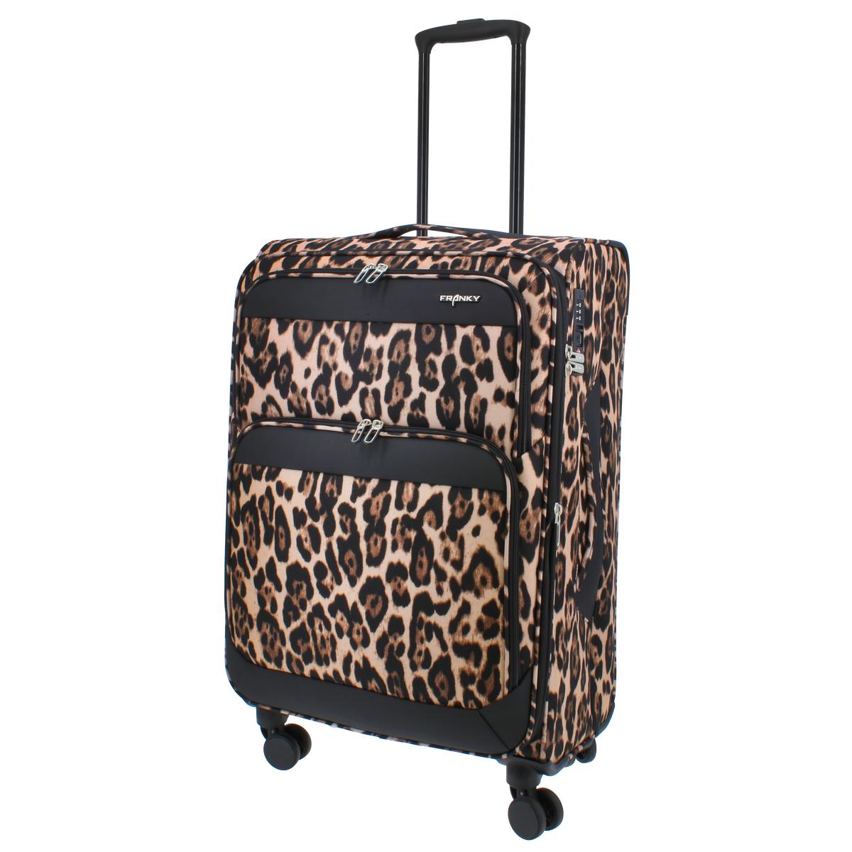 FRANKY Softcasekoffer Trolley | 360° Rollen   | TSA-Schloss | Größen: S / M / L | in vielen Farben -T27-F