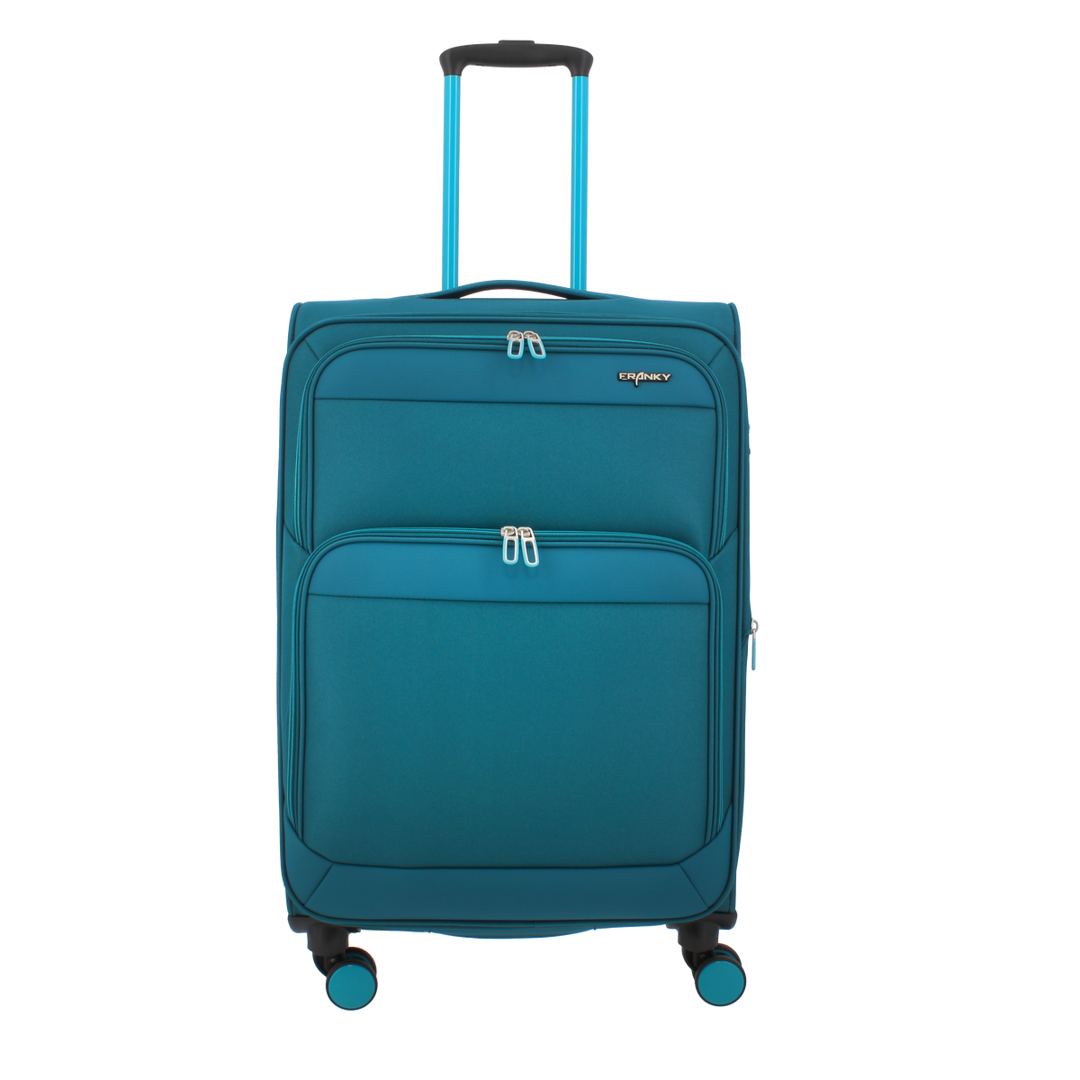 FRANKY Softcasekoffer Trolley | 360° Rollen   | TSA-Schloss | Größen: S / M / L | in vielen Farben -T27-F