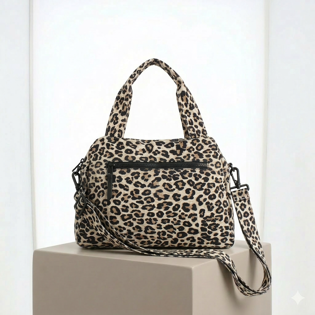 PRATO Umhängetasche Damen Mittelgroß mit 5 Fächern, mit Verstellbar Abnehmbar Breiter Gurt