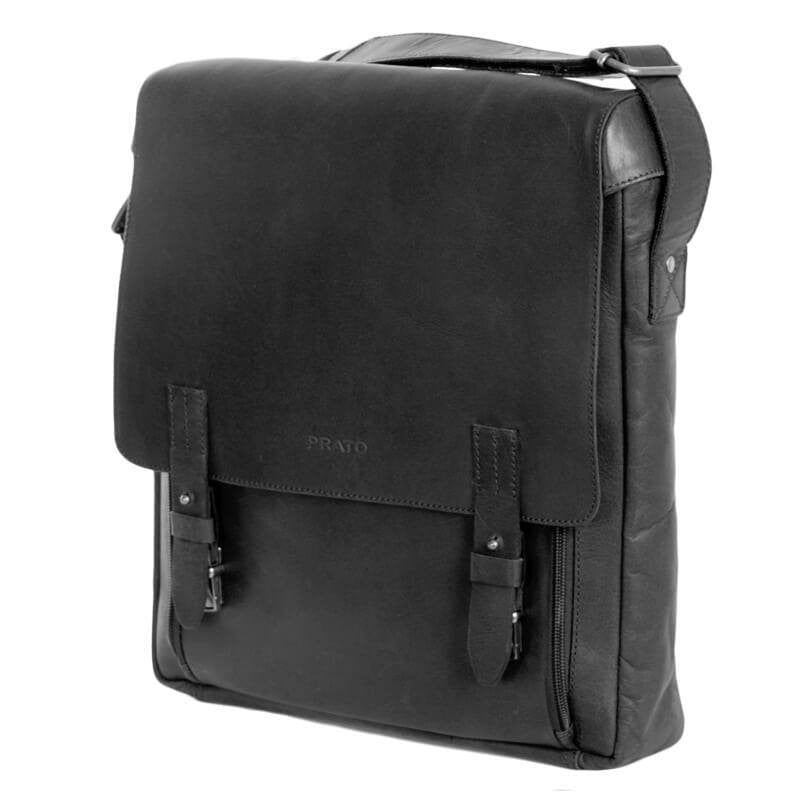 Prato Messenger Bag H61-M-Arizona Aktentasche Prato Leder Meid Leder Meid