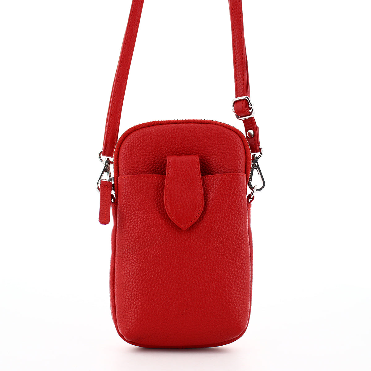 Prato Handyhandtasche Leder Handytasche AJ02 Aus Leder Von PRATO